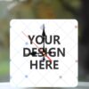 Custom Wall Clock – Personalized Photo & Logo Home Decor
