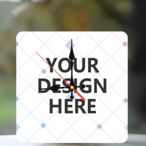 Custom Wall Clock – Personalized Photo & Logo Home Decor