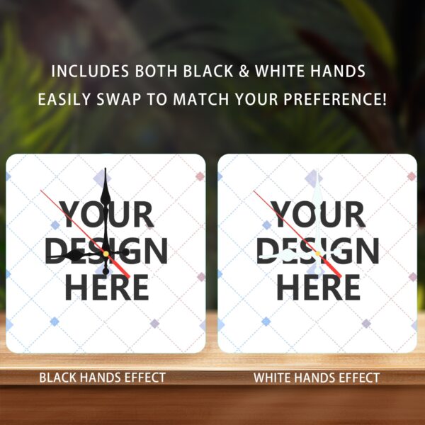 Custom Wall Clock – Personalized Photo & Logo Home Decor