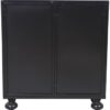 Accent Storage Cabinet with 2 Doors, Sideboard Steel Buffet Cabinet with Storage Embossed for Entryway Living Room Dining Room