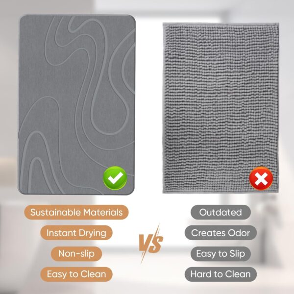 Non Slip Super Absorbent Stain Resistant Bath Mats