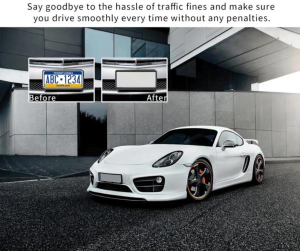 License Plate Reflective Spray